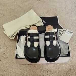 Loewe Campo Mary Jane mule in calfskin Women's Size EU 38 / US 8
